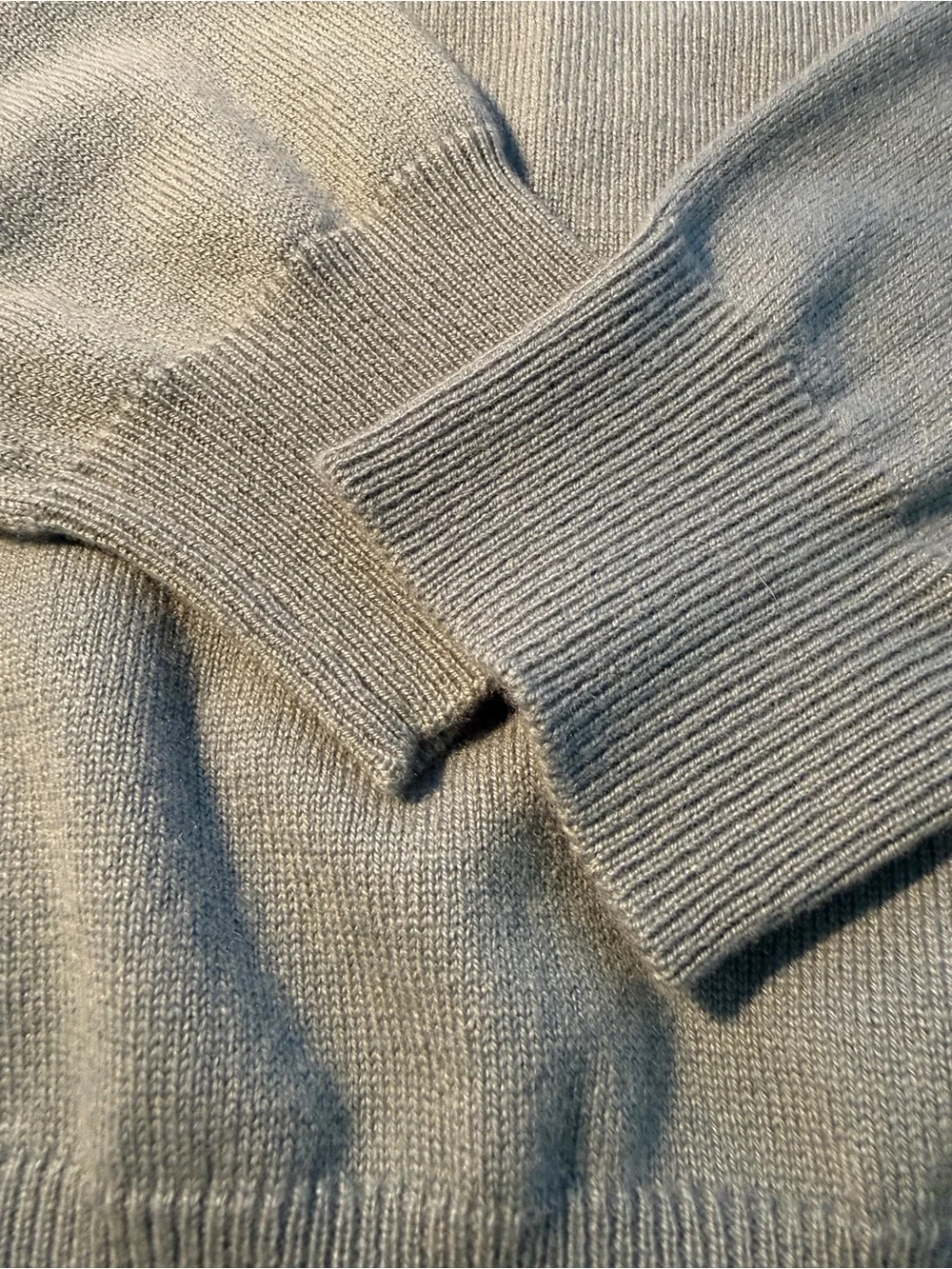Loro Piana- Baby Cashmere Sz 48 Sage Green Turtleneck NWOT